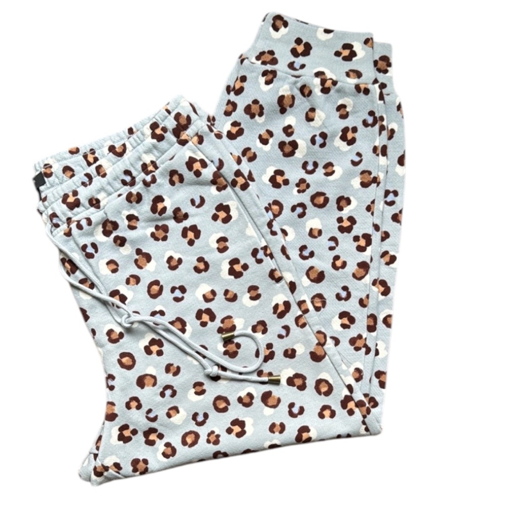 Ann Taylor Petite Leopard Print Lounge Pants Retail $98